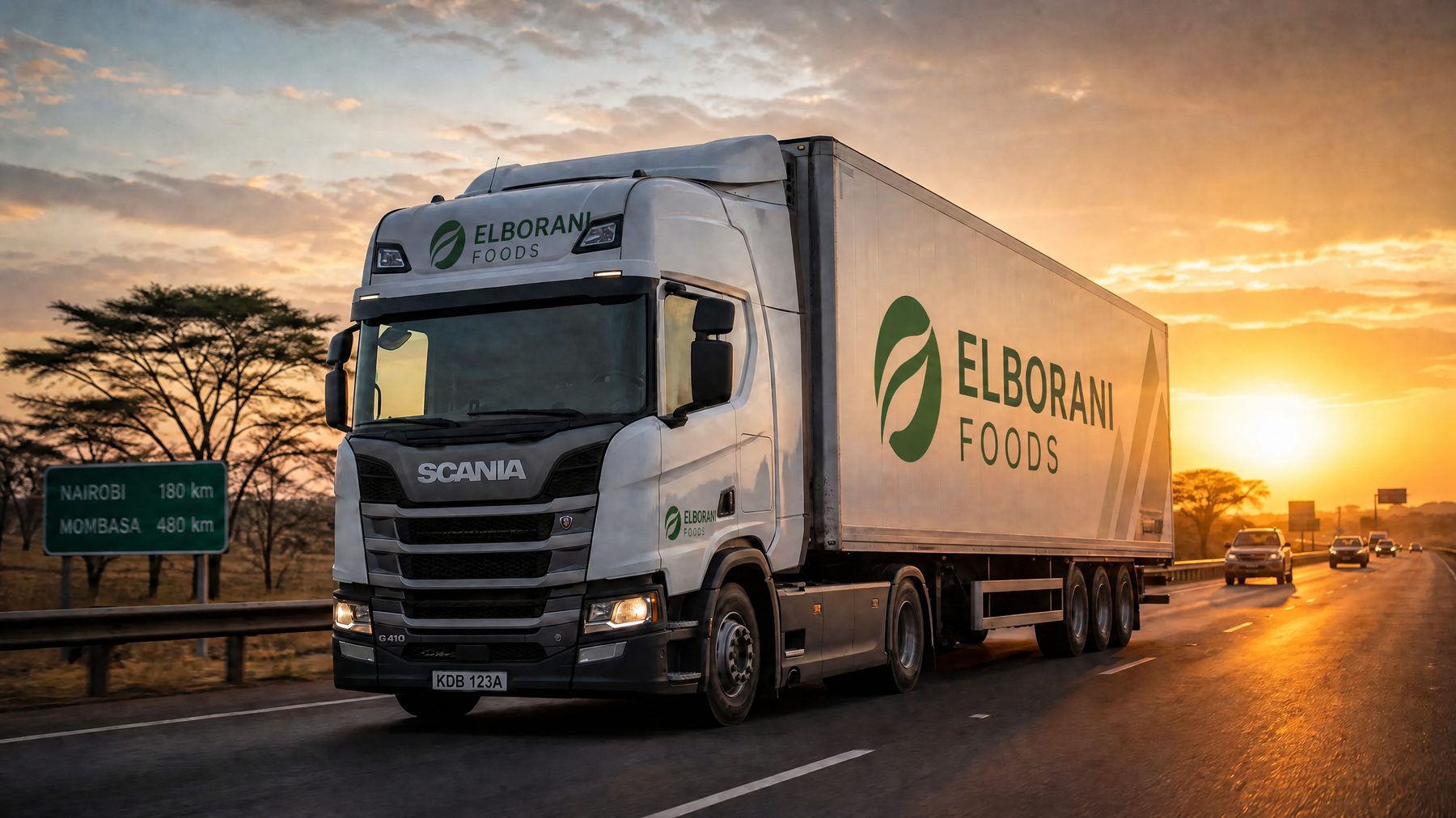 Elborani Foods logistics truck